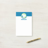 Erdnüsse | Snoopy Blue Deko Dreams | Name hinzufüg Post-it Klebezettel (Auf Schreibtisch)