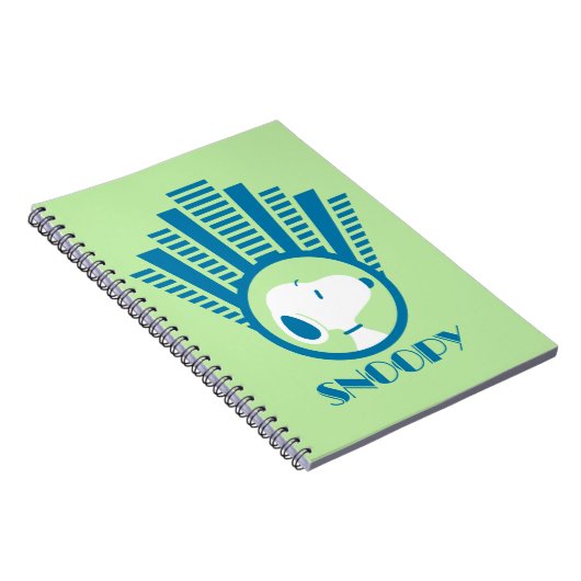 Erdnüsse | Snoopy Blue Deko Dreams Notizblock (Rechte Seite)