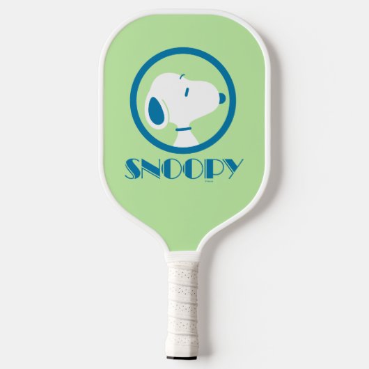 Erdnüsse | Snoopy Blue Deko Dreams Pickleball Schläger (Rückseite)