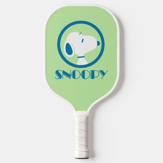 Erdnüsse | Snoopy Blue Deko Dreams Pickleball Schläger (Vorderseite)