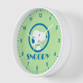 Erdnüsse | Snoopy Blue Deko Dreams Uhr (Winkel)