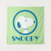 Erdnüsse | Snoopy Blue Deko Dreams Wandteppich (Vorderseite)