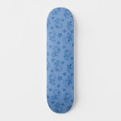 Erdnüsse | Snoopy Blue Space Astronaut Muster Skateboard (Vorderseite)