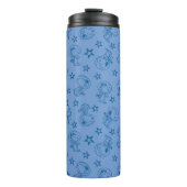 Erdnüsse | Snoopy Blue Space Astronaut Muster Thermosbecher (Vorderseite)