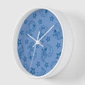 Erdnüsse | Snoopy Blue Space Astronaut Muster Uhr (Winkel)