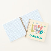 Erdnüsse | Snoopy Blume Liebe Notebook Notizblock (Innenseite)