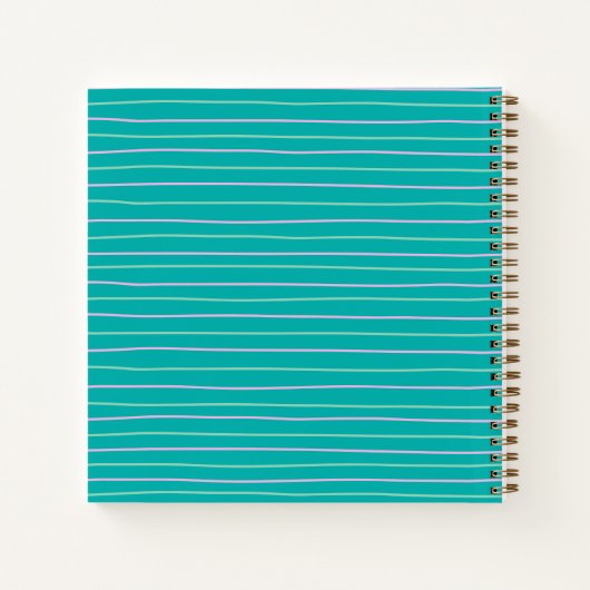 Erdnüsse | Snoopy Blume Liebe Notebook Notizblock (Rückseite)