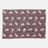 Erdnüsse | Snoopy Blume Weinmuster Geschirrtuch (Horizontal)