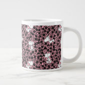 Erdnüsse | Snoopy Blume Weinmuster Jumbo-Tasse (Rechts)