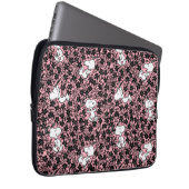 Erdnüsse | Snoopy Blume Weinmuster Laptopschutzhülle (Vorne Rechts)