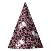 Erdnüsse | Snoopy Blume Weinmuster Partyhütchen (Rückseite)