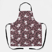 Erdnüsse | Snoopy Blume Weinmuster Schürze (Vorderseite)