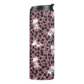Erdnüsse | Snoopy Blume Weinmuster Thermosbecher (Nach links gedreht)