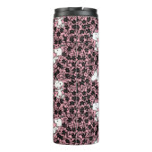 Erdnüsse | Snoopy Blume Weinmuster Thermosbecher (Rückseite)