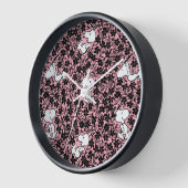 Erdnüsse | Snoopy Blume Weinmuster Uhr (Winkel)