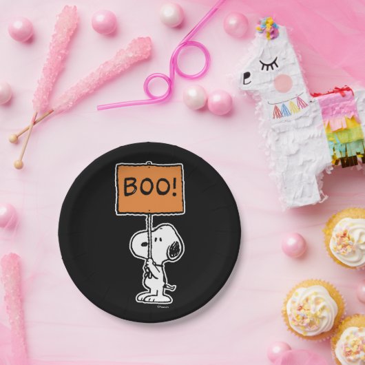 Erdnüsse | Snoopy Boo! Pappteller (Party)