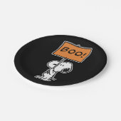 Erdnüsse | Snoopy Boo! Pappteller (Schrägansicht)