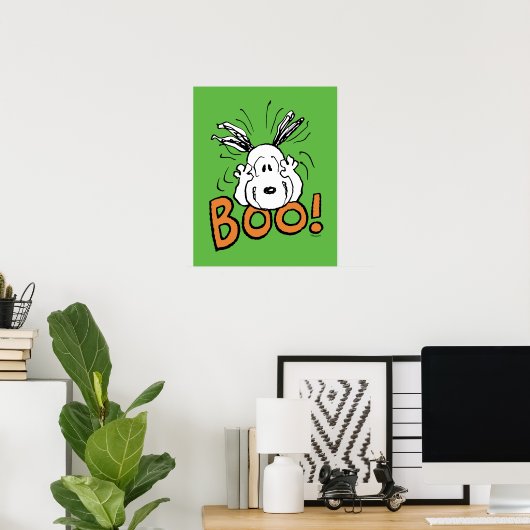 Erdnüsse | Snoopy Boo Poster (Heimbüro)