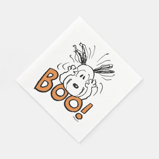 Erdnüsse | Snoopy Boo Serviette (Ecke)