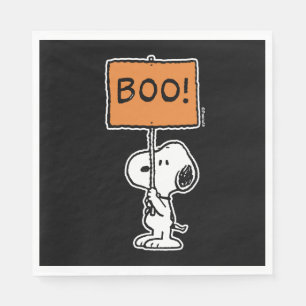Erdnüsse   Snoopy Boo! Serviette