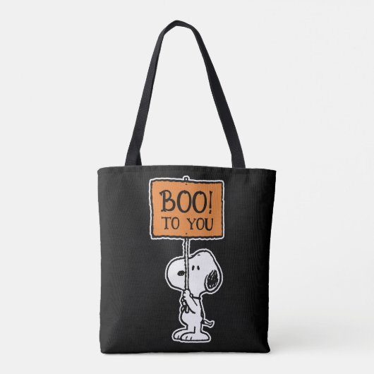 Erdnüsse | Snoopy Boo! Tasche (Rückseite)