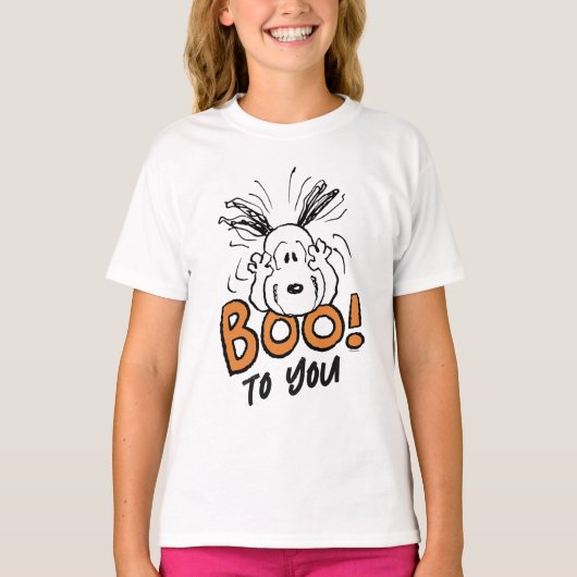Erdnüsse | Snoopy Boo Tri-Blend Shirt (Vorderseite)