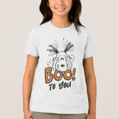 Erdnüsse | Snoopy Boo Tri-Blend Shirt (Vorderseite)