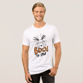 Erdnüsse | Snoopy Boo Tri-Blend Shirt (Vorderseite voll)