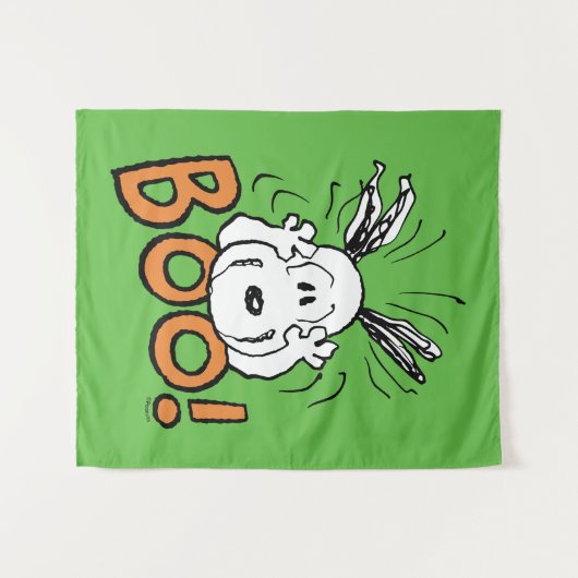 Erdnüsse | Snoopy Boo Wandteppich (Vorderseite (Horizontal))