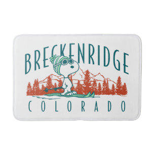 Erdnüsse   Snoopy Breckenridge Colorado Badematte