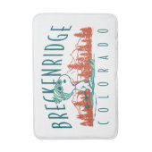 Erdnüsse | Snoopy Breckenridge Colorado Badematte (Vorderseite Vertikal)