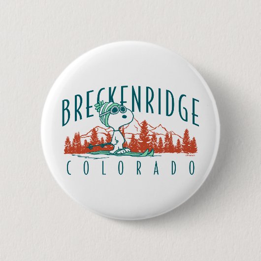 Erdnüsse | Snoopy Breckenridge Colorado Button (Vorderseite)