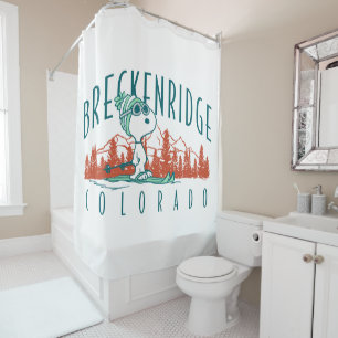 Erdnüsse   Snoopy Breckenridge Colorado Duschvorhang