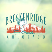 Erdnüsse | Snoopy Breckenridge Colorado Fensteraufkleber (Blatt 3)