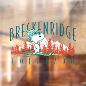 Erdnüsse | Snoopy Breckenridge Colorado Fensteraufkleber (Blatt 2)