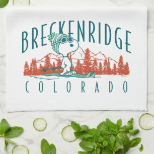 Erdnüsse   Snoopy Breckenridge Colorado Geschirrtuch