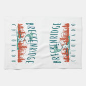 Erdnüsse | Snoopy Breckenridge Colorado Geschirrtuch (Horizontal)