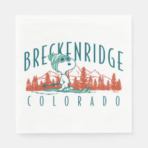 Erdnüsse   Snoopy Breckenridge Colorado Serviette