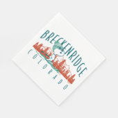 Erdnüsse | Snoopy Breckenridge Colorado Serviette (Ecke)