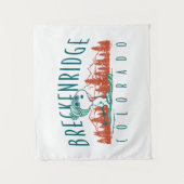 Erdnüsse | Snoopy Breckenridge Colorado Wandteppich (Vorderseite)