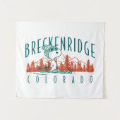 Erdnüsse | Snoopy Breckenridge Colorado Wandteppich (Vorderseite (Horizontal))