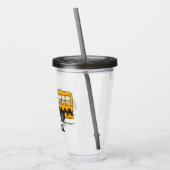 Erdnüsse | Snoopy-Busfahrer Acryltrinkbecher (Links)