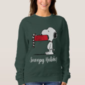 Erdnüsse | Snoopy Candy Cane Food Disc Sweatshirt (Vorderseite)