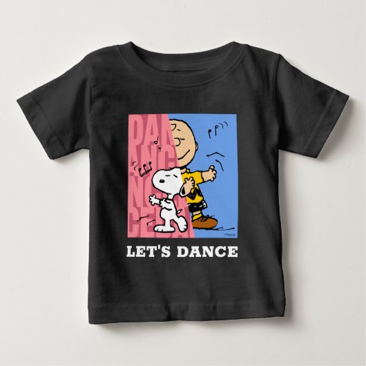 Erdnüsse | Snoopy & Charlie Brown Halbtanz Baby T-shirt (Vorderseite)
