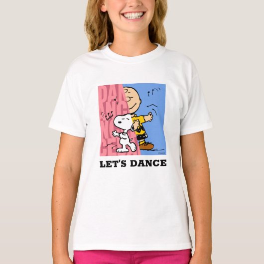 Erdnüsse | Snoopy & Charlie Brown Halbtanz T-Shirt (Vorderseite)
