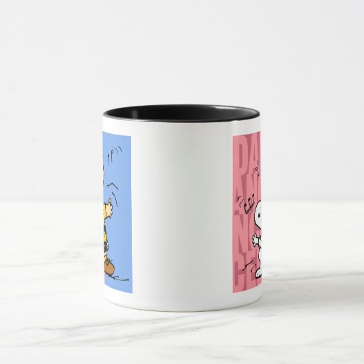Erdnüsse | Snoopy & Charlie Brown Halbtanz Tasse (Zentrum)