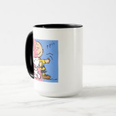 Erdnüsse | Snoopy & Charlie Brown Halbtanz Tasse (Vorderseite Links)