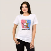 Erdnüsse | Snoopy & Charlie Brown Halbtanz Tri-Blend Shirt (Vorderseite voll)