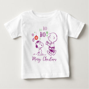 Erdnüsse Snoopy & Charlie Brown Ho Ho Ho Ho Baby T-shirt