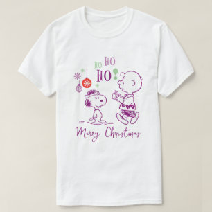 Erdnüsse   Snoopy & Charlie Brown Ho Ho Ho Ho T-Shirt
